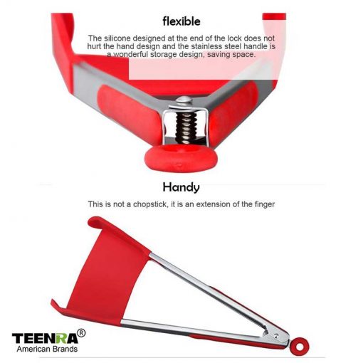 2-in-1 Spatula and Tongs-usage